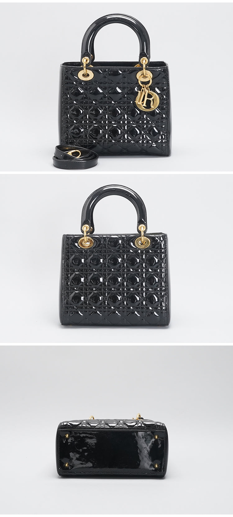 Dior Lady Dior Bag Top Hand Bag 24CM BGP184191