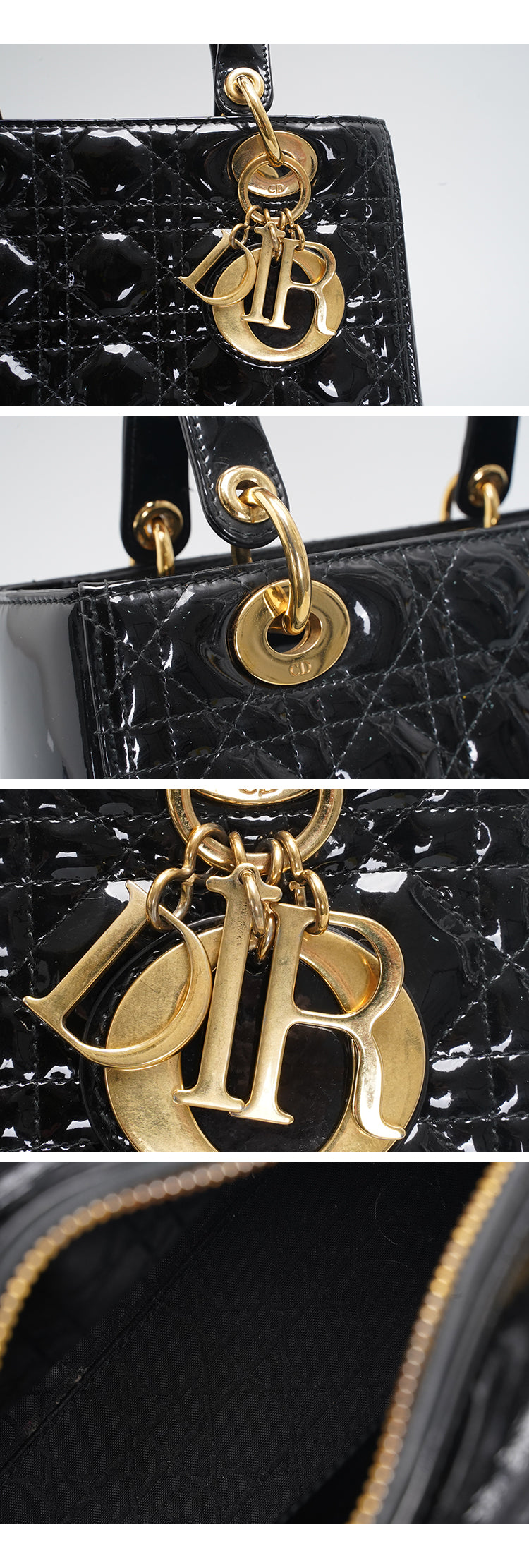 Dior Lady Dior Bag Top Hand Bag 24CM BGP184191
