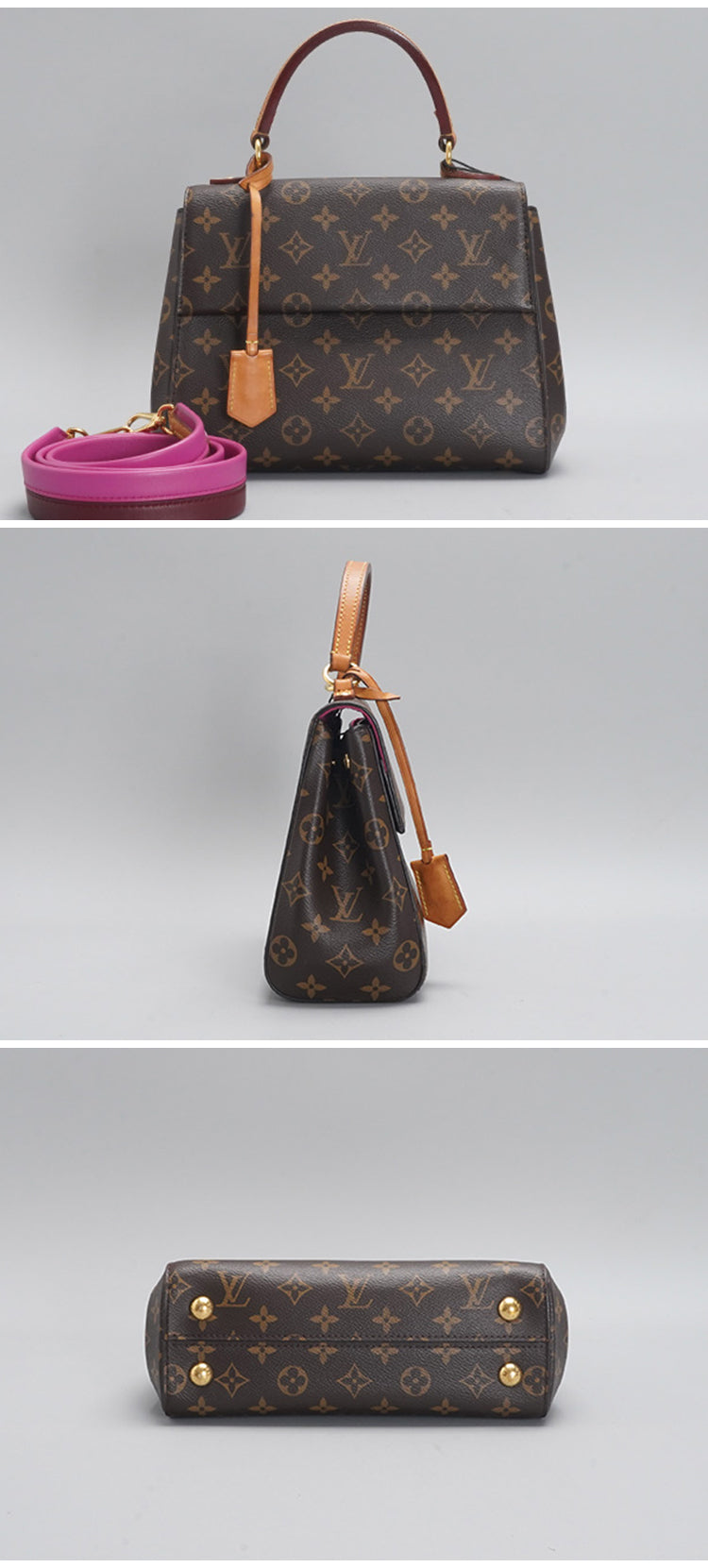 Louis Vuitton Brown Monogram Cluny BB Top Handle Bag BGP199902