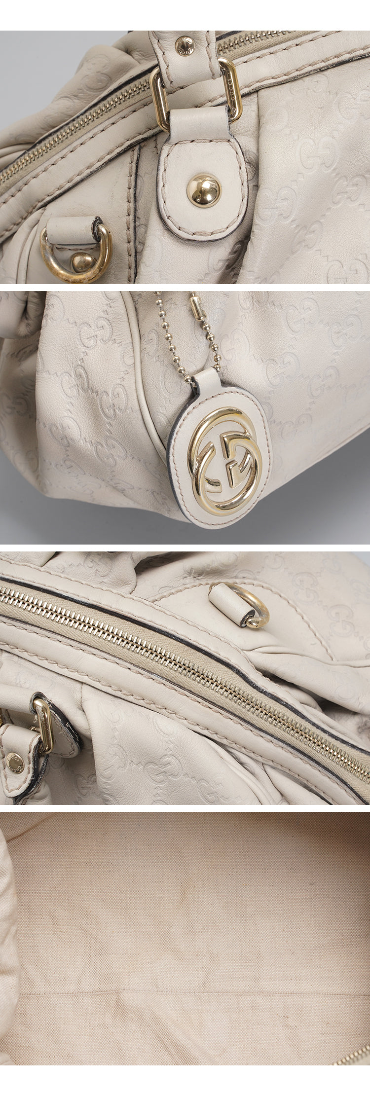 Gucci Guccissima Ivory Tote Bag BGP197890