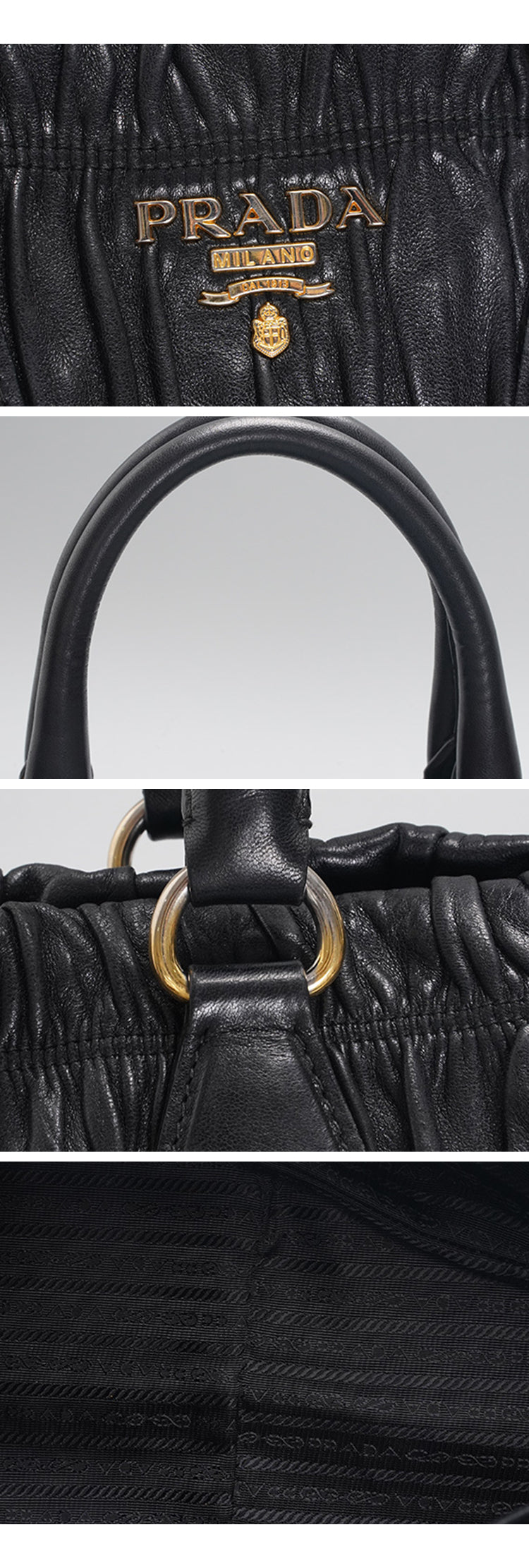PRADA  Logo Gaufre  Tote Bag BGP191491